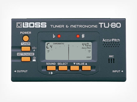 Boss - Afinador cromatico TU80 Boss - Afinador cromatico TU80