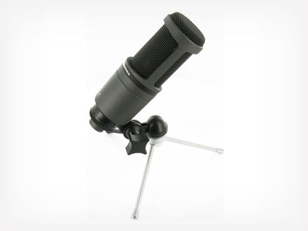 AudioTechnica - Micrófono de estudio a condensador AT2020 AudioTechnica - Micrófono de estudio a condensador AT2020